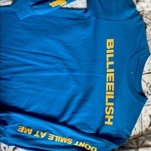 Billie Eilish blue and orange long sleeve